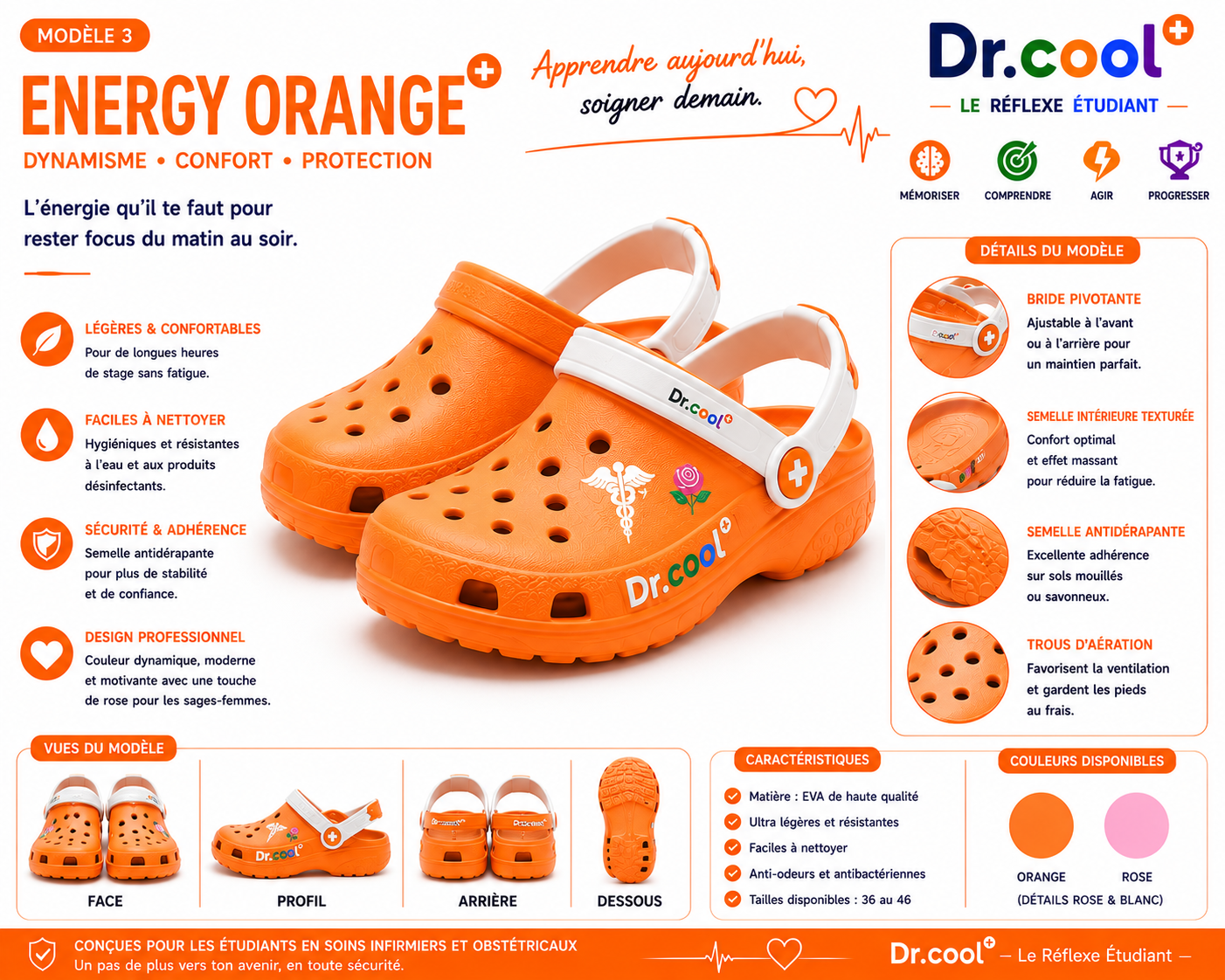 [PLACEHOLDER] Crocs Cool – Energy Orange